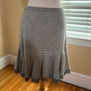 Running Torch Gray Flared Women's Skirt